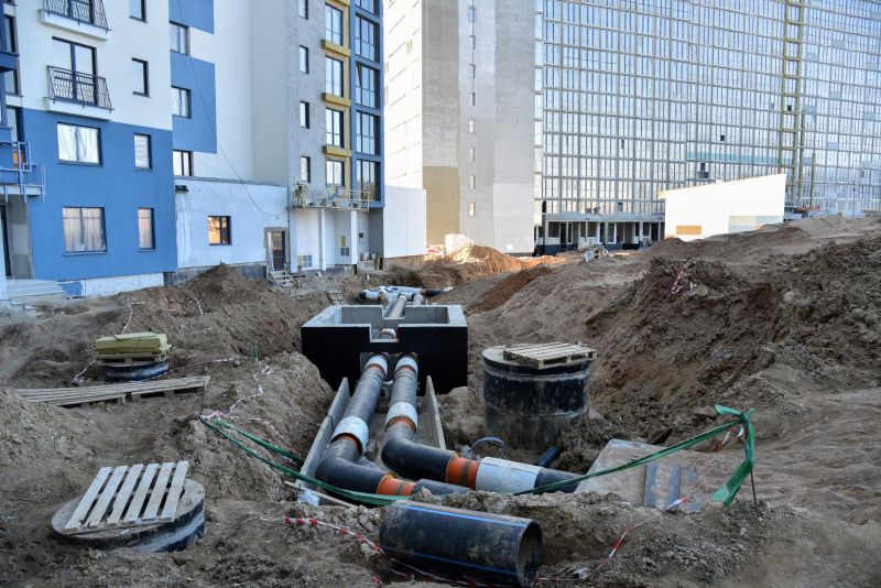 Sewage Riser Installation