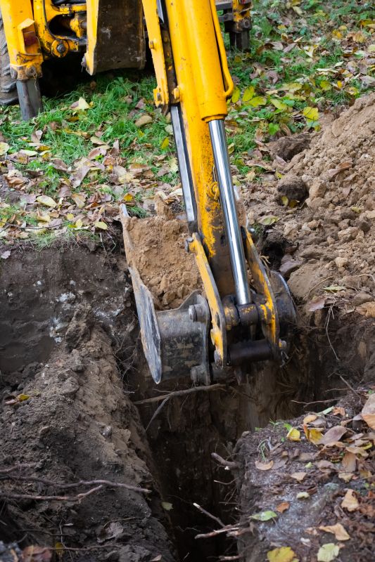 Excavation Equipment in Use